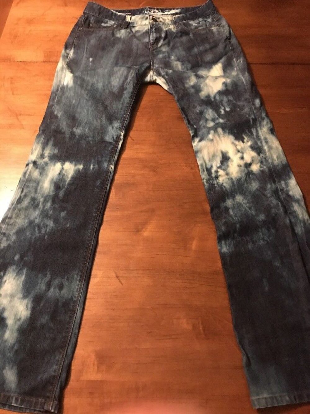 Ann Taylor Loft Women's Jeans Modern Boot Cut Stretch Bleached Jeans Size 4 X 31